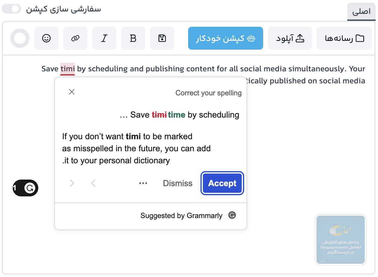 Grammarly Preview