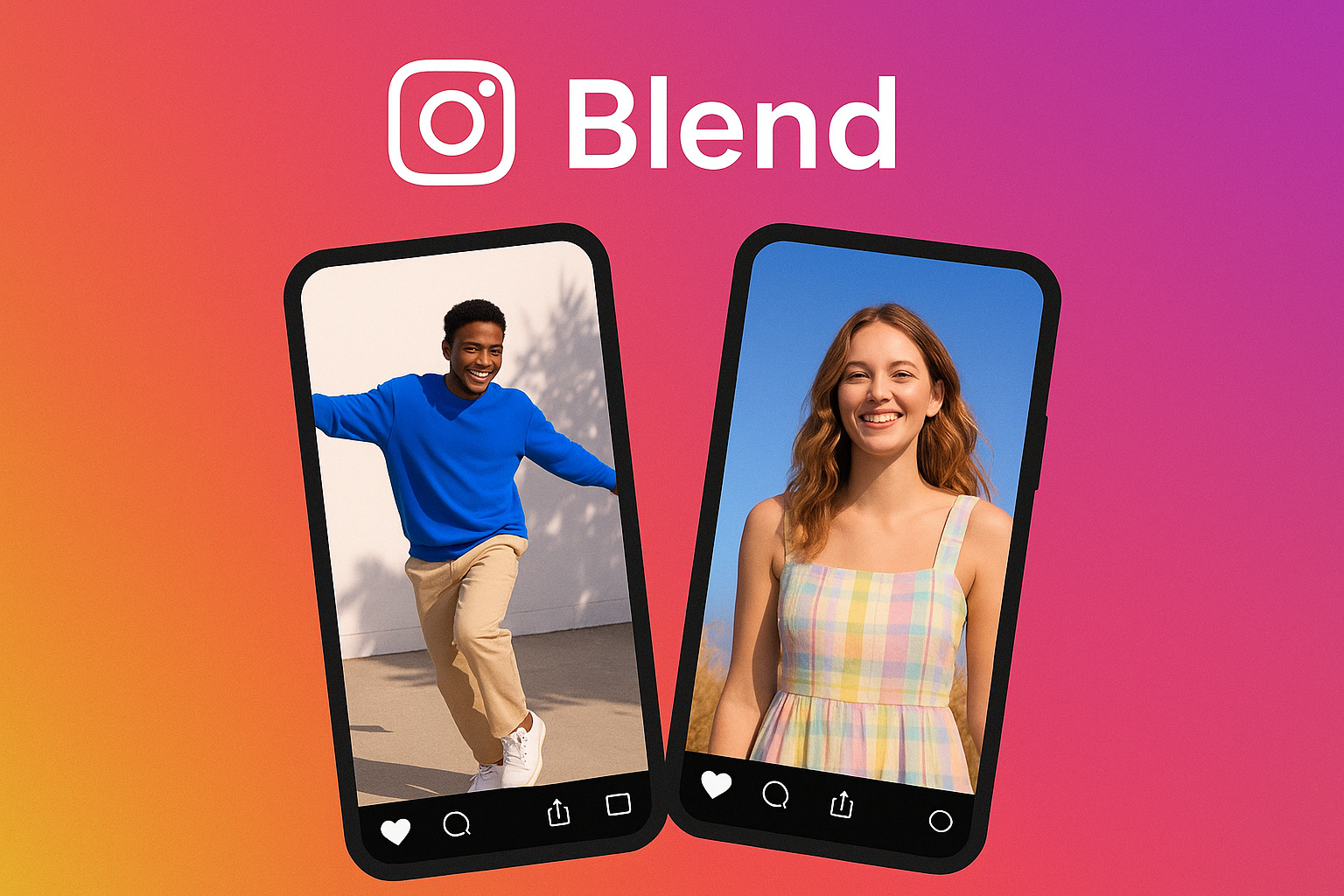 قابلیت Blend اینستاگرام