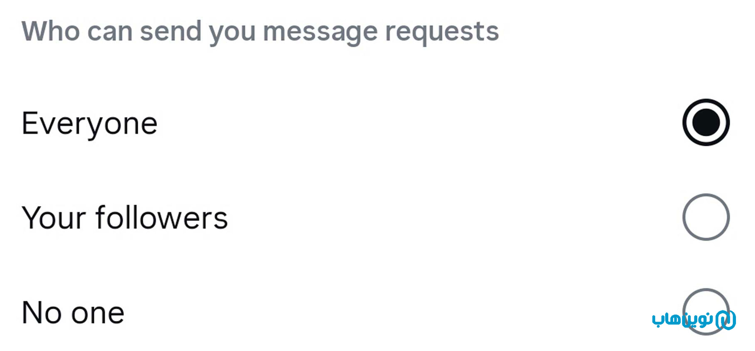 حریم خصوصی در دایرکت اینستاگرام