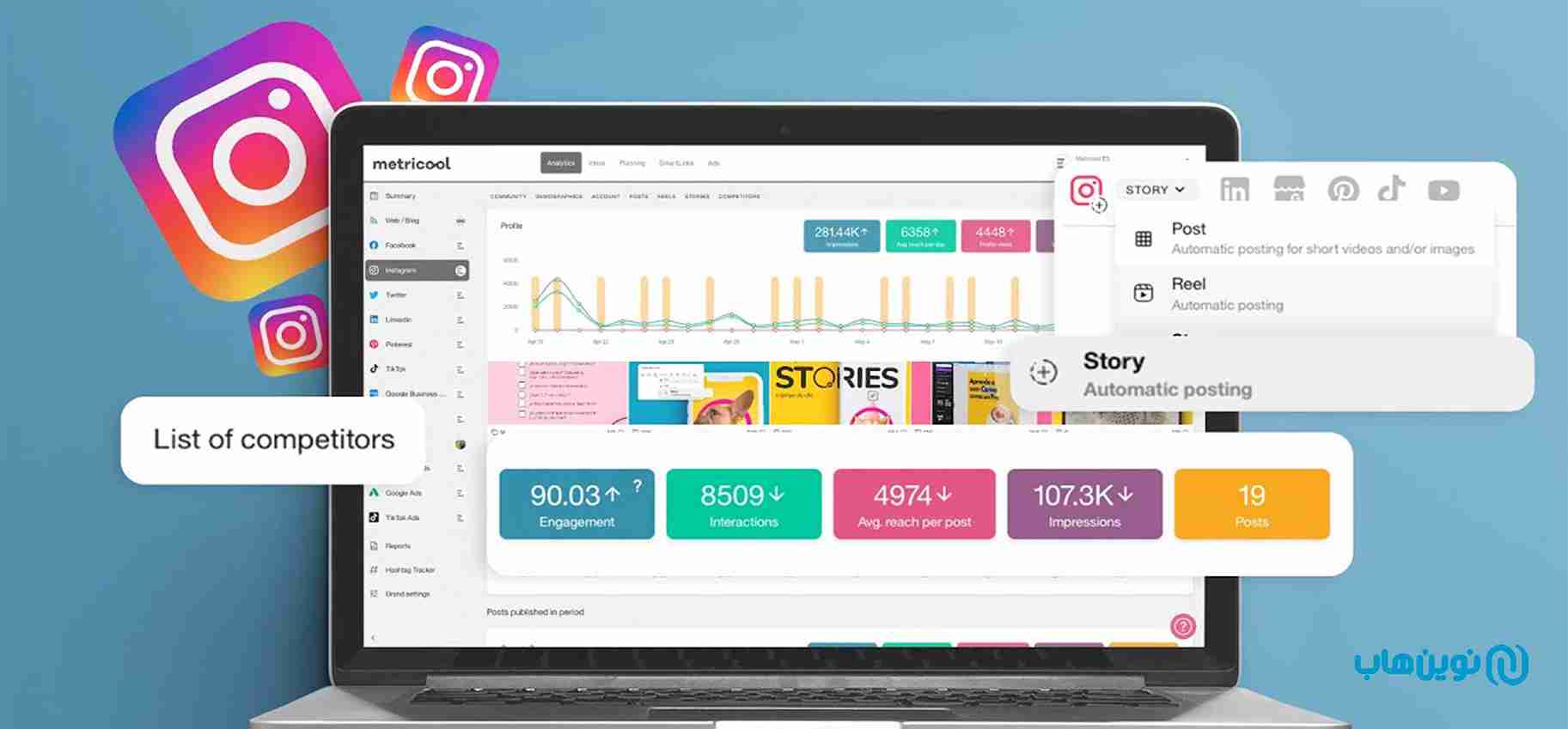 ابزارهای زمانبندی استوری اینستاگرام